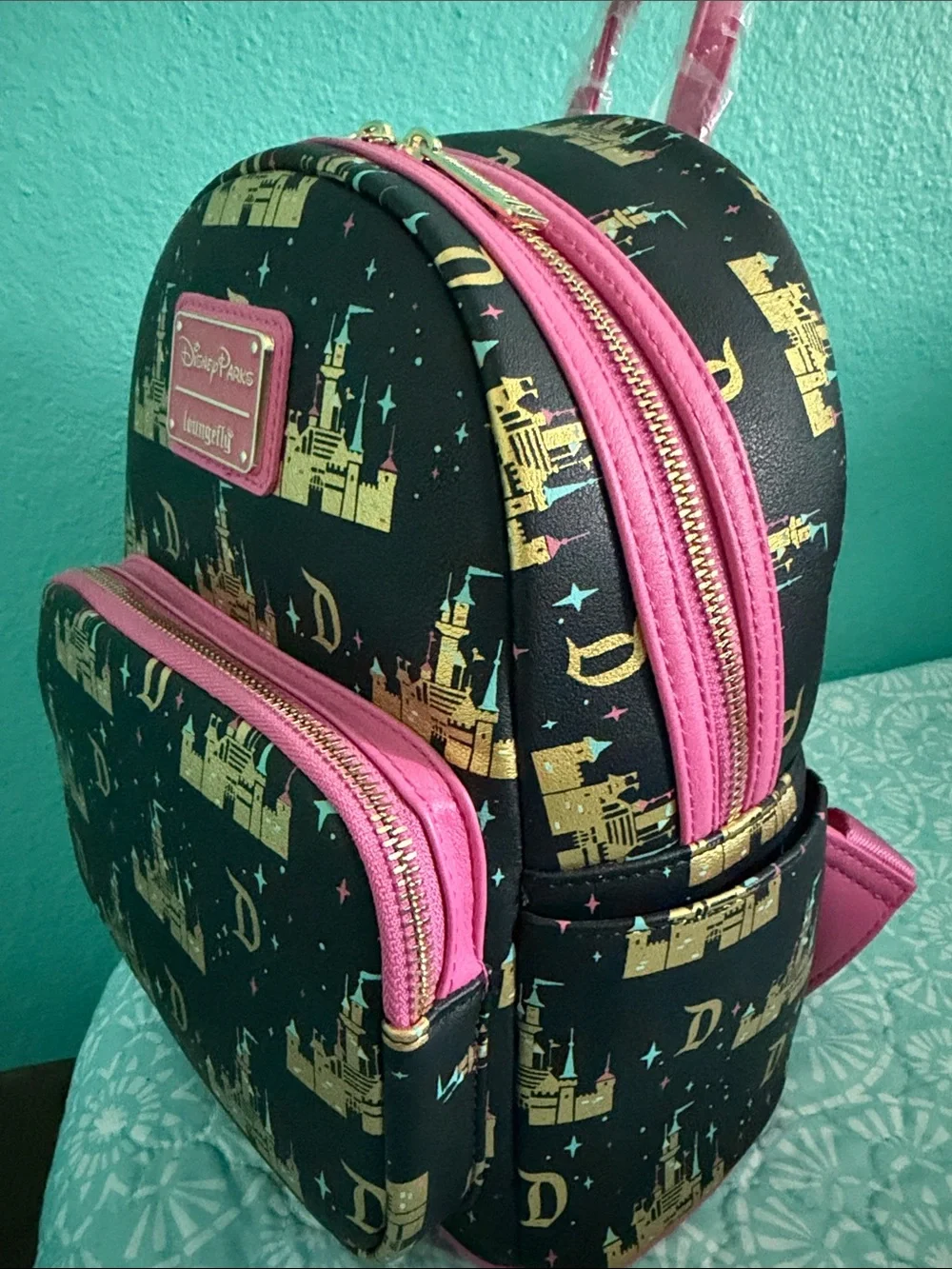 Loungefly Disney Parks Exclusive Backpack Disneyland Sleeping Beauty Castle BNWT